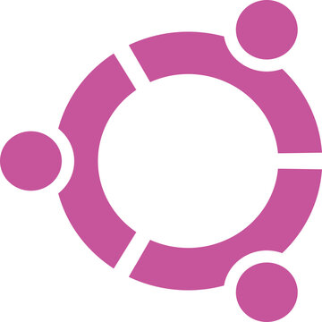 Linux Ubuntu icon logo design