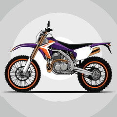 Obraz premium MOTORCROSS vector for graphic design