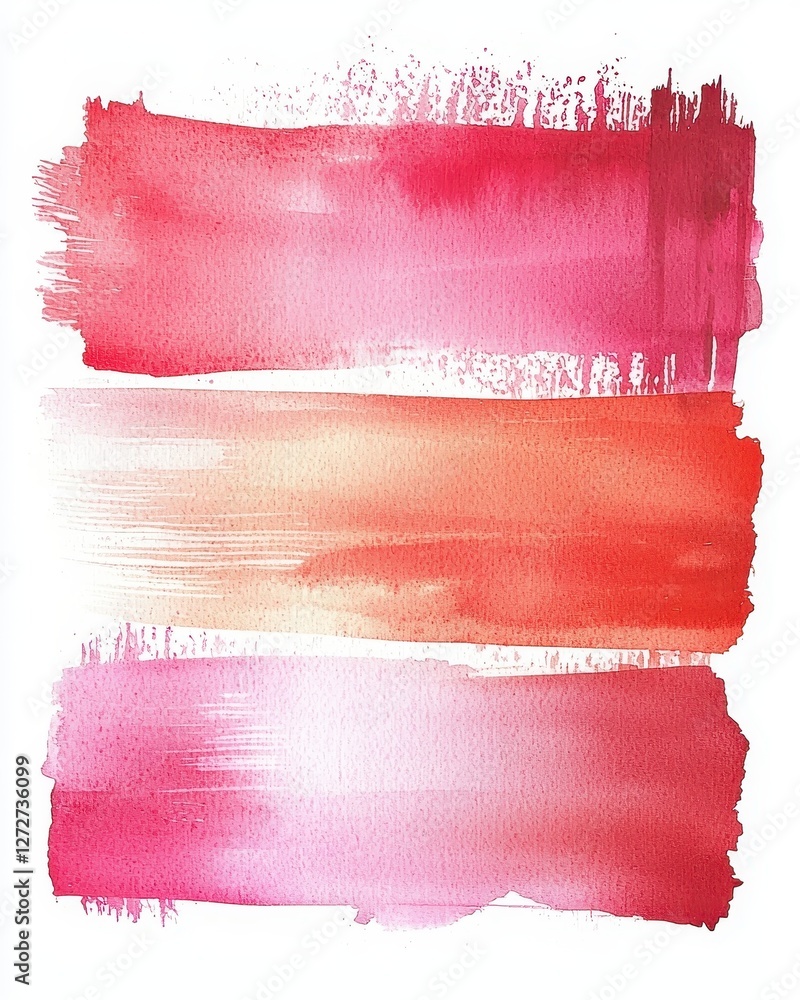 Poster artistic perspective in dynamic watercolor exploring creative space and visual expression