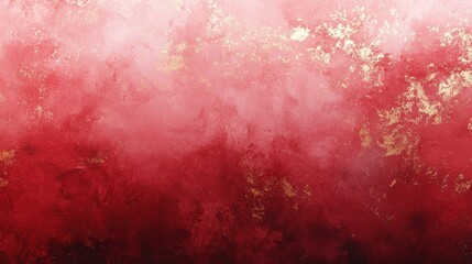 Fototapeta premium Dynamic red abstract painting artistic gallery digital art contemporary close-up emotion