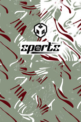 Trendy Sports Jersey Collection Custom Design Soccer Basketball Football Esports Futuristic Fashionable Vibrant Color Bold Pattern