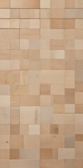 Abstract Light Wood Block Panel Texture A Seamless Composition of Varied Sizes and Shades