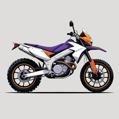 Obraz premium MOTORCROSS vector for graphic design