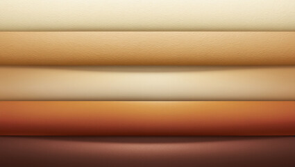 Fototapeta premium gradient paper background that transitions seamlessly from soft and creamy cannoli cream at the top, to cream tan, safari, burnt orange and mocha mousse brown at the very bottom