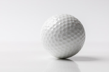 golf ball isolated on white background with clipping path.