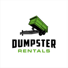 Roll-off dumpster rental services with a masculine style design