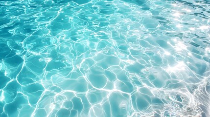 Obraz premium Refreshing Ocean Water Surface Tropical Beach Nature Photography Bright Environment Aerial View Serenity