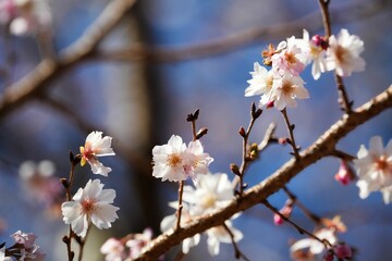 優雅に咲くジュウガツザクラ