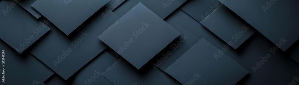 Aufkleber dark blue tiled square texture background detailed surface geometric pattern backdrop