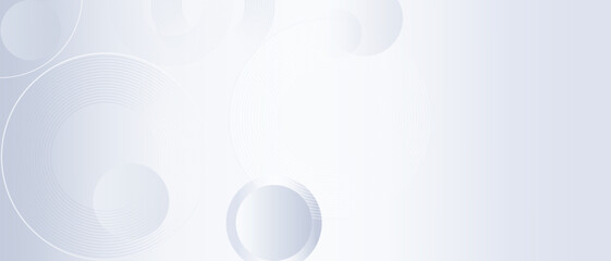 Modern abstract grey gradient background with dynamic circle lines shape design 