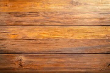 Naklejka premium Warm Rustic Brown Wood Grain Texture Background with Horizontal Planks