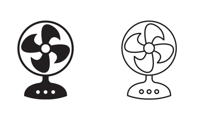 Stand fan icon . Vector illustration. EPS 10/AI
