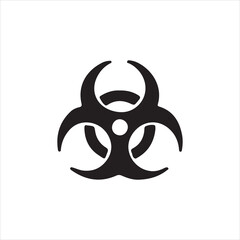 biohazard sign vector illustration