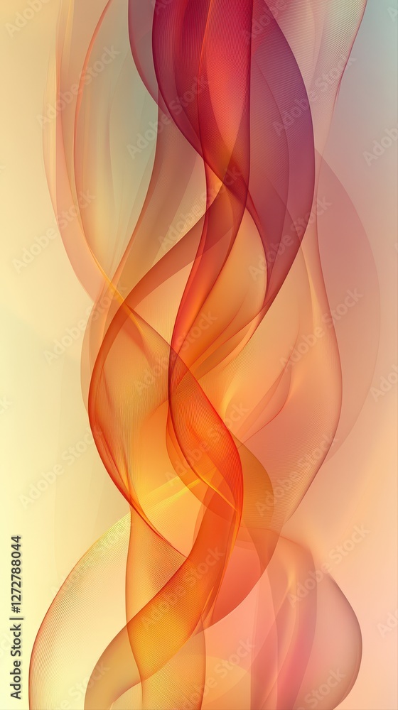 Poster abstract background with colorful smoke and soft gradient colors for creative design and artistic pr