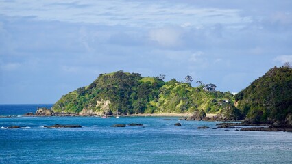 New Zealand Island coastline scenery