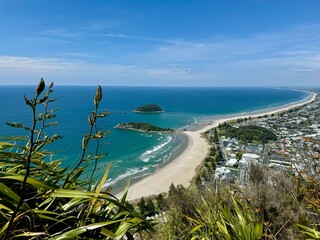 New Zealand Island coastline scenery