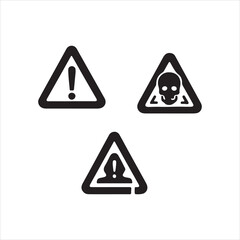 road sign with warning signs