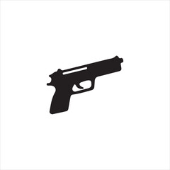 Naklejka premium pistol and bullets