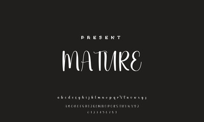 handwrite signature font Calligraphy Logotype Script Brush Font Type Font lettering handwritten