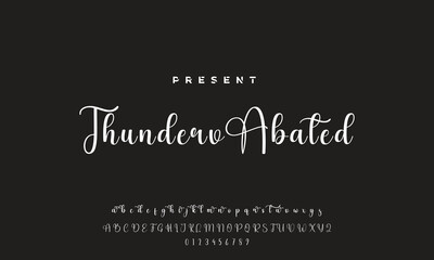 handwrite signature font Calligraphy Logotype Script Brush Font Type Font lettering handwritten