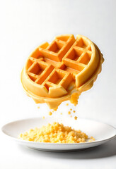 fluffy waffle floating