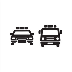 set of transport icons
