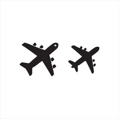 airplane icon set