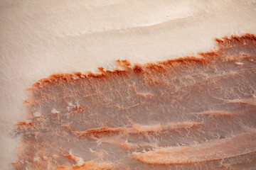 Kati Thanda Lake Eyre, South Australia, Australia. Aerial photography showing textures, patterns...