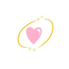 heart shining