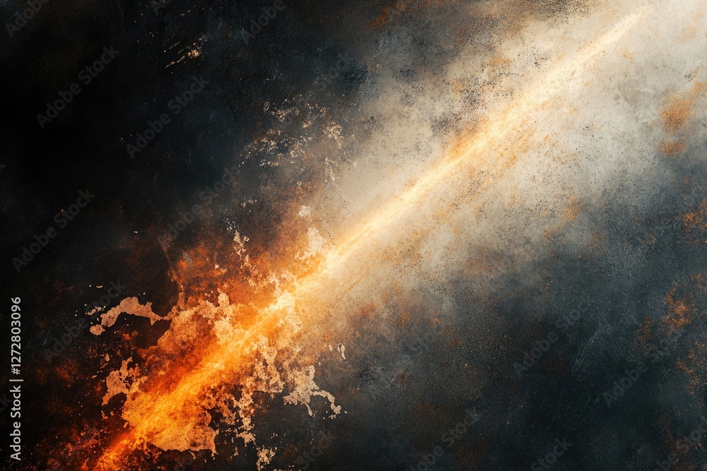 Aufkleber abstract fiery texture with dark and light shades, creating a dramatic and intense visual.