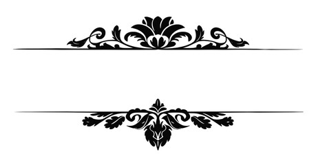 Elegant Floral Ornament Frame