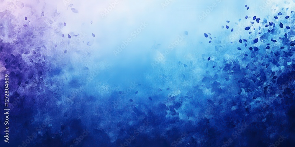 Poster abstract blue background with soft gradients and textured design