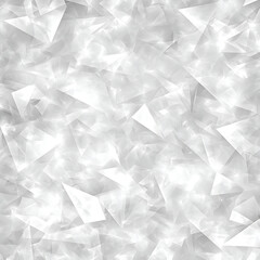 Obraz premium Dynamic Composition of Fragmented Crystalline Structures in a Muted White Tonal Range Aesthetic.