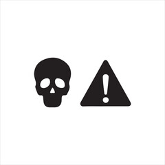 Obraz premium skull and crossbones icon