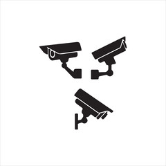 security camera vector illustration
