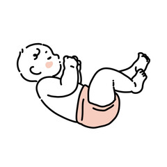 眠っている赤ちゃん