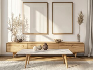 Modern Living Room with Stylish Furniture and Minimalist Decor