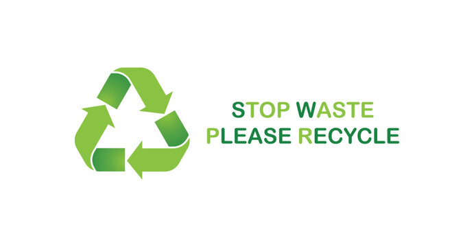 Light green recycle symbol is isolated on a white background. icon of reusing unwanted items to reduce the planet's waste. Concept of conservation, production, environment, renewable energy.