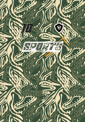 High Impact Sports Jersey Customizable Team Wear Soccer Basketball Football Esports Bold Graphics Abstract Modern Stylish Apparel