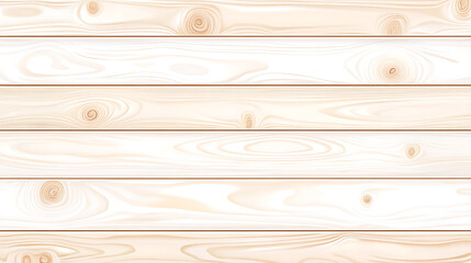 Naklejka premium Light Beige Wooden Plank Texture Background with Natural Grain and Knots Rustic Design 3D Render.