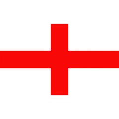 Enlish Flag. Flag of England. 