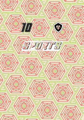 Stylish Sports Jersey Unique Design for Soccer Football Basketball Esports Trendy Colors Geometric Patterns Minimalist Aesthetic