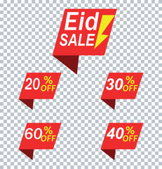 eid mubarak sale banner islamic background