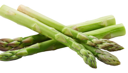 Asparagus, isolated on white background, full depth of field