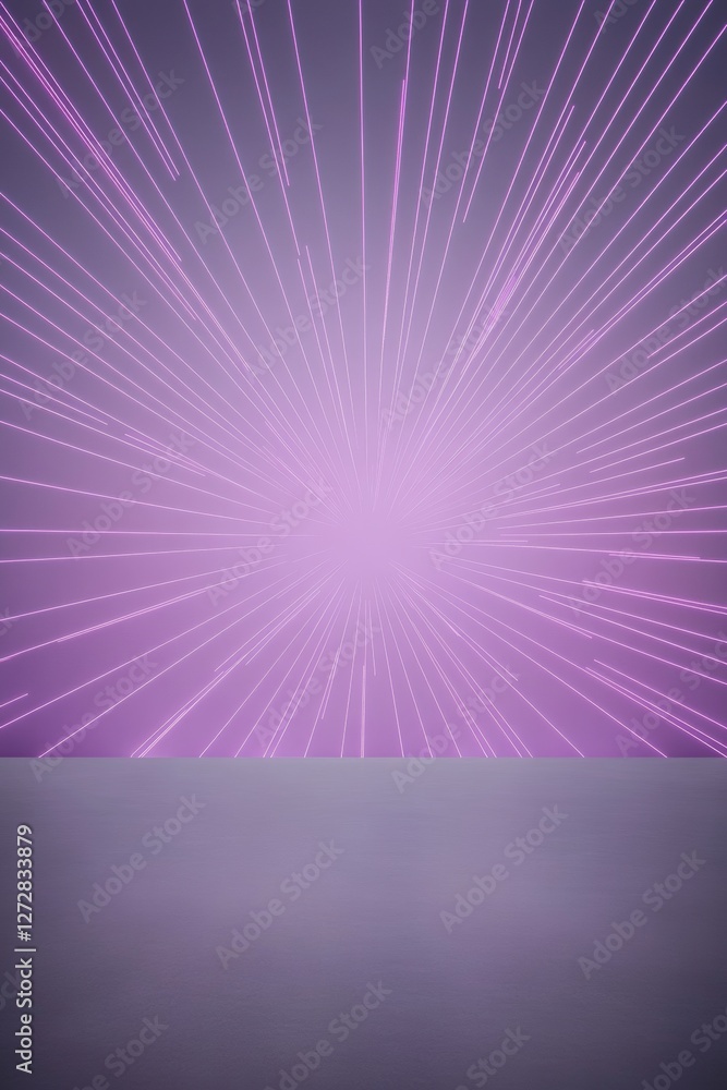 Aufkleber a vibrant display of purple rays radiating outward from a central point, creating a dynamic and ener