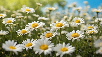 Fototapeta premium The Chamomile Blossom
