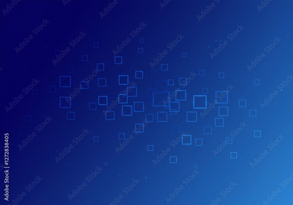 Poster a subtle blue gradient enhances the geometric pattern of squares in this clean and modern mosaic bac