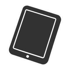Simple Vector Illustration of a Modern Tablet, clean minimalist vector graphic of a tablet computer