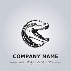 Crocodile logo design vector illustration