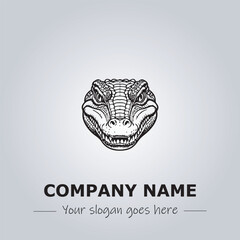 Crocodile logo design vector illustration